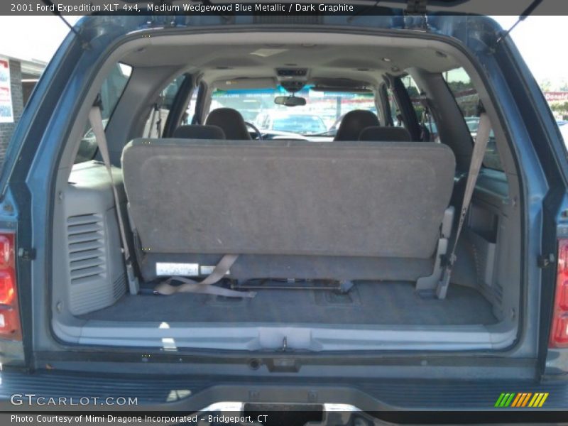 Medium Wedgewood Blue Metallic / Dark Graphite 2001 Ford Expedition XLT 4x4