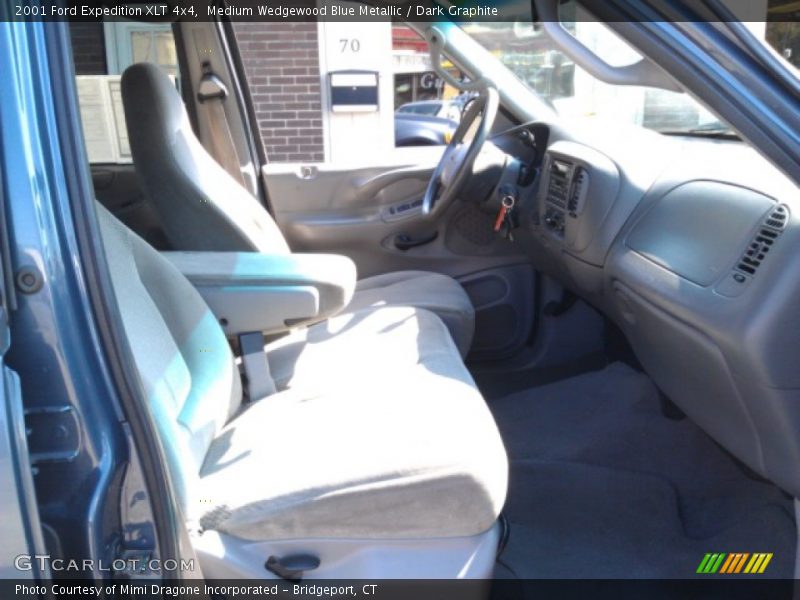 Medium Wedgewood Blue Metallic / Dark Graphite 2001 Ford Expedition XLT 4x4