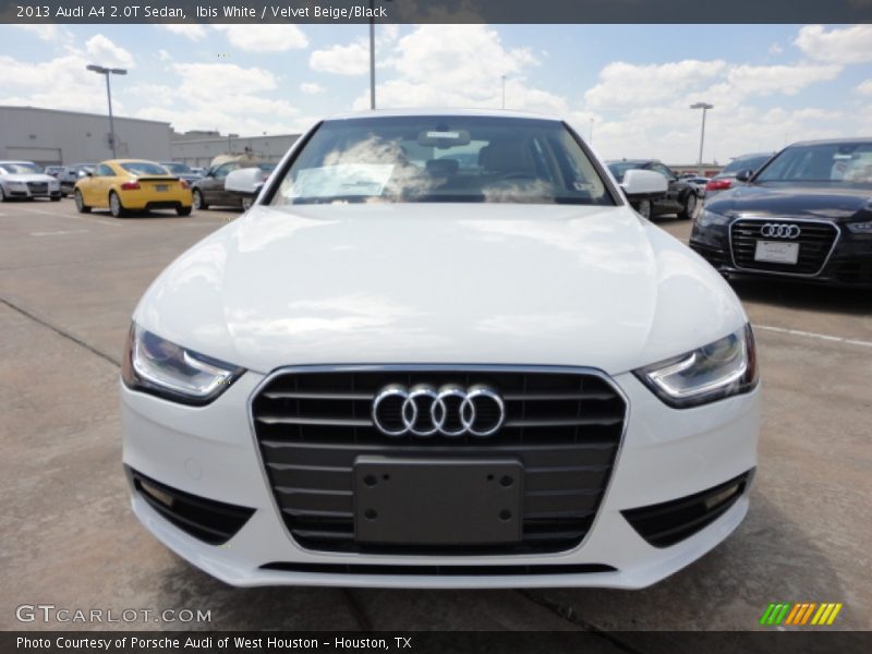 Ibis White / Velvet Beige/Black 2013 Audi A4 2.0T Sedan