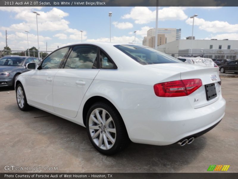 Ibis White / Velvet Beige/Black 2013 Audi A4 2.0T Sedan