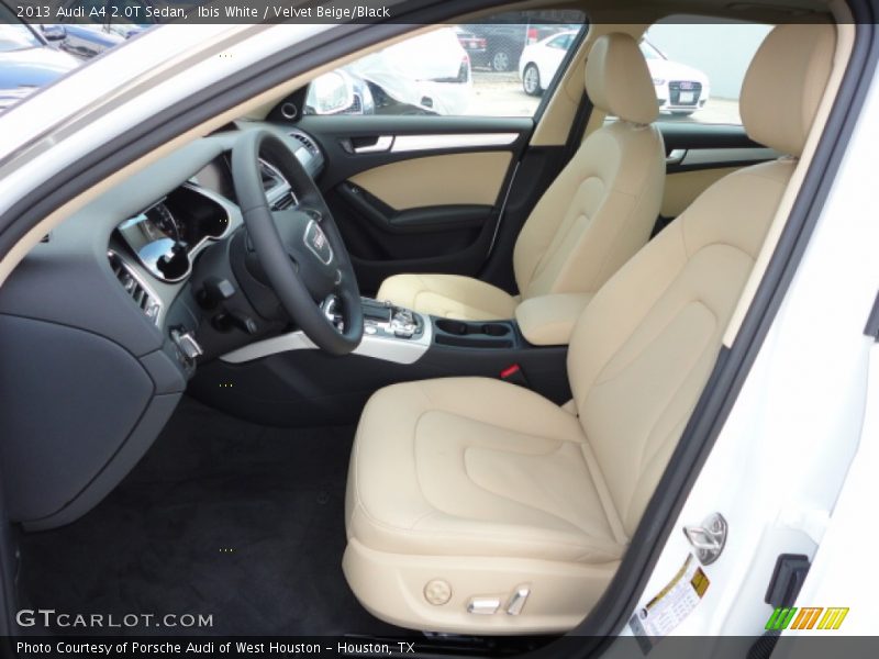 Ibis White / Velvet Beige/Black 2013 Audi A4 2.0T Sedan