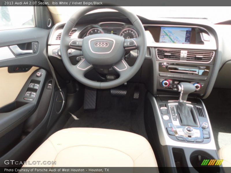 Ibis White / Velvet Beige/Black 2013 Audi A4 2.0T Sedan
