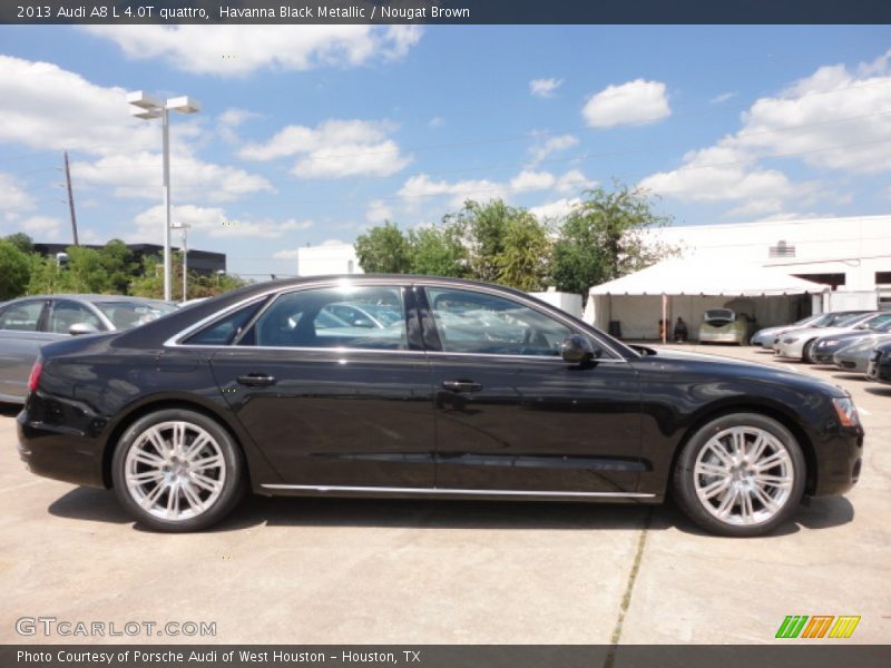 2013 A8 L 4.0T quattro Havanna Black Metallic