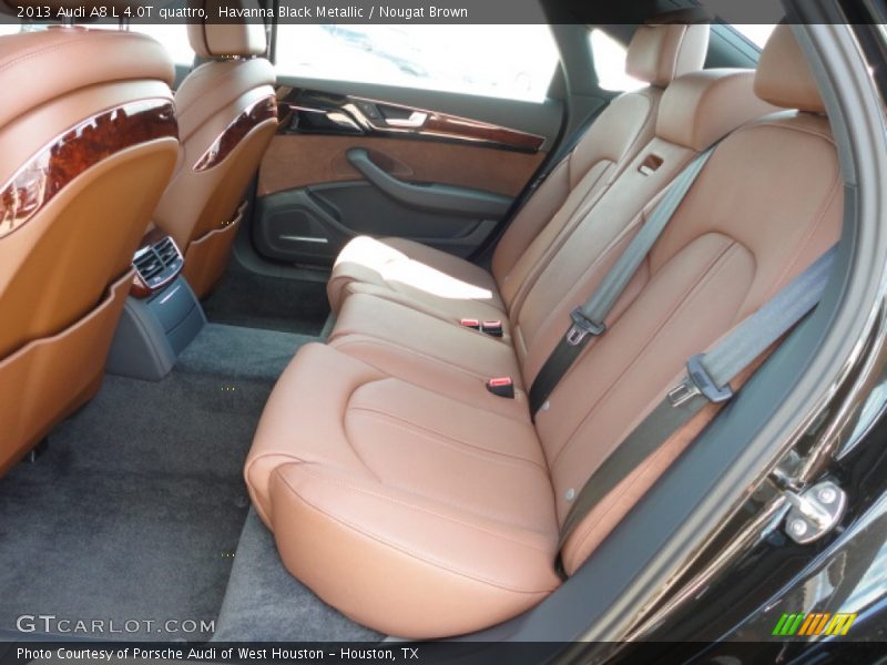 Rear Seat of 2013 A8 L 4.0T quattro