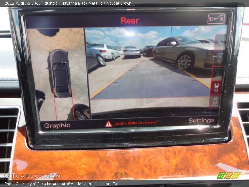Havanna Black Metallic / Nougat Brown 2013 Audi A8 L 4.0T quattro