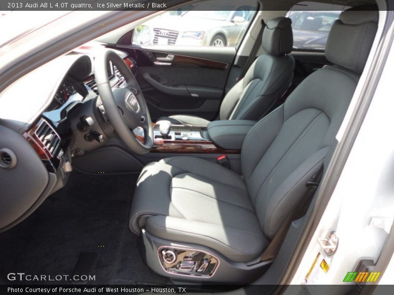 Front Seat of 2013 A8 L 4.0T quattro