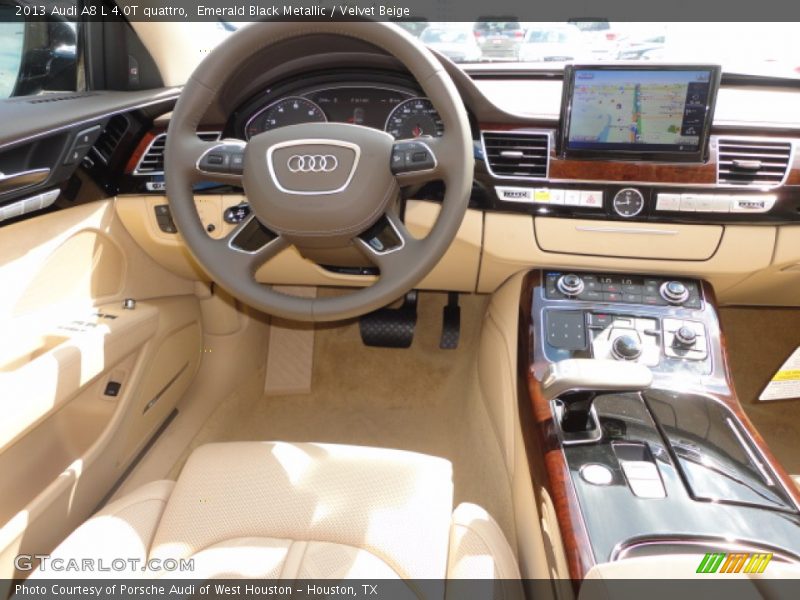 Dashboard of 2013 A8 L 4.0T quattro