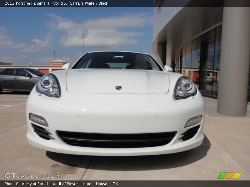 Carrara White / Black 2013 Porsche Panamera Hybrid S