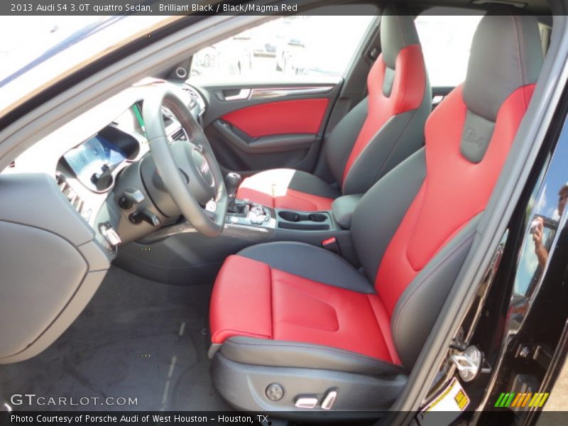 Front Seat of 2013 S4 3.0T quattro Sedan