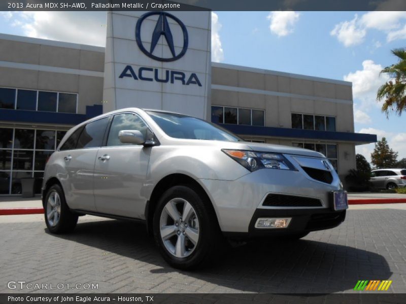 Palladium Metallic / Graystone 2013 Acura MDX SH-AWD
