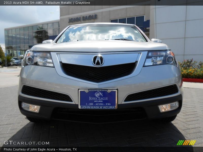 Palladium Metallic / Graystone 2013 Acura MDX SH-AWD