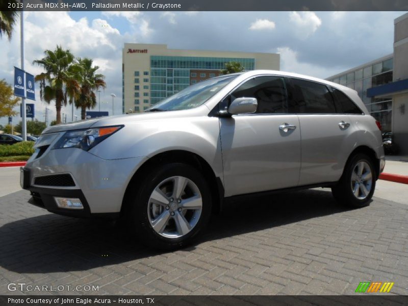 Palladium Metallic / Graystone 2013 Acura MDX SH-AWD