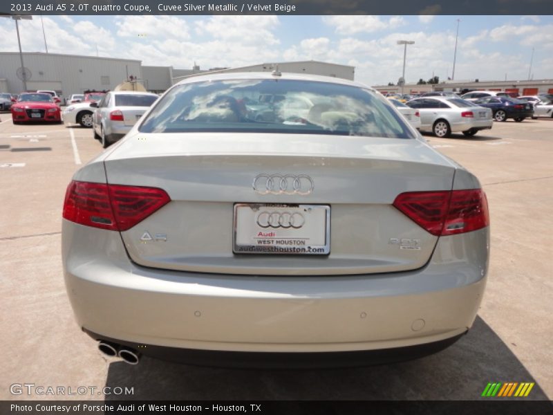 Cuvee Silver Metallic / Velvet Beige 2013 Audi A5 2.0T quattro Coupe