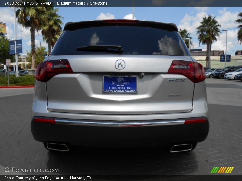 Palladium Metallic / Graystone 2013 Acura MDX SH-AWD