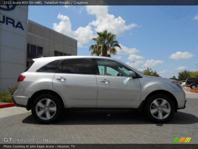 Palladium Metallic / Graystone 2013 Acura MDX SH-AWD