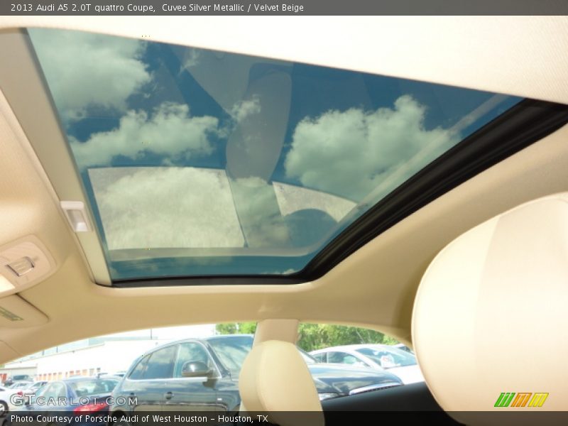 Sunroof of 2013 A5 2.0T quattro Coupe