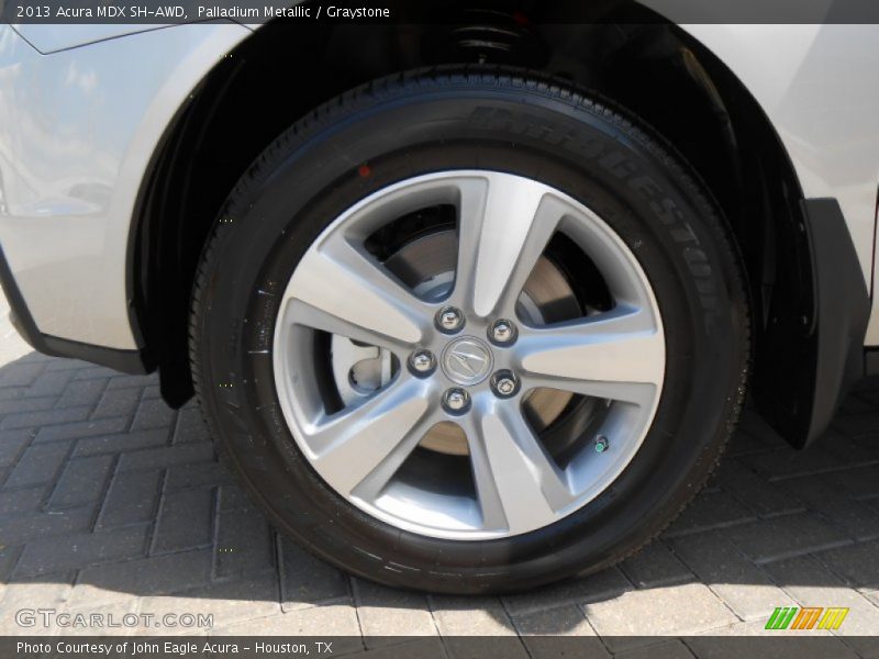 Palladium Metallic / Graystone 2013 Acura MDX SH-AWD