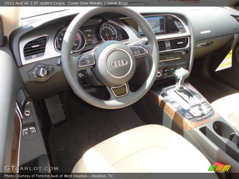 Velvet Beige Interior - 2013 A5 2.0T quattro Coupe 