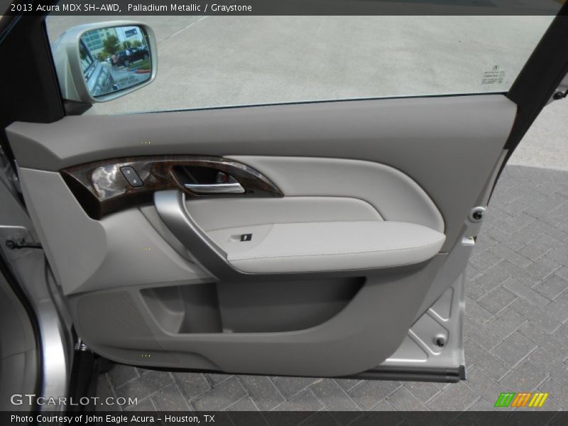 Palladium Metallic / Graystone 2013 Acura MDX SH-AWD