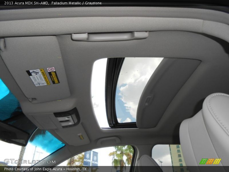 Sunroof of 2013 MDX SH-AWD