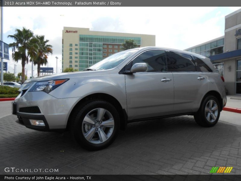 Palladium Metallic / Ebony 2013 Acura MDX SH-AWD Technology