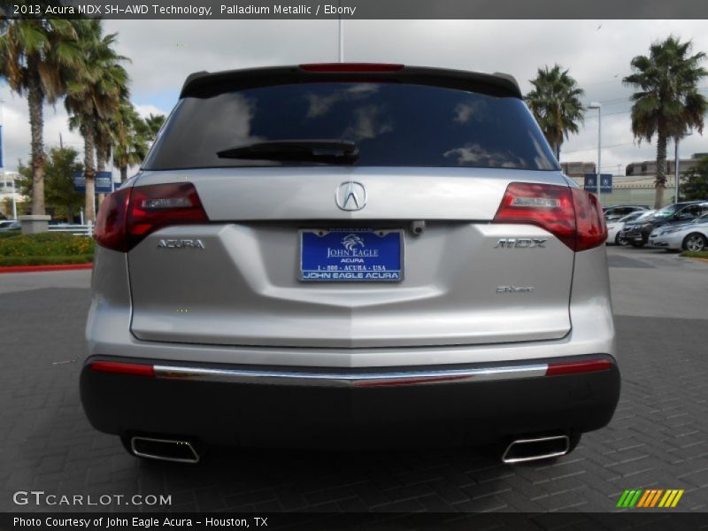 Palladium Metallic / Ebony 2013 Acura MDX SH-AWD Technology