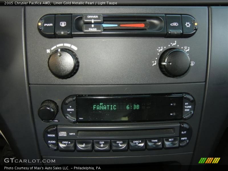 Controls of 2005 Pacifica AWD