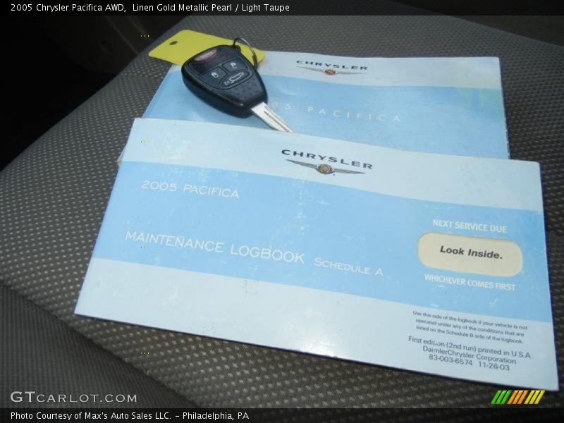 Books/Manuals of 2005 Pacifica AWD