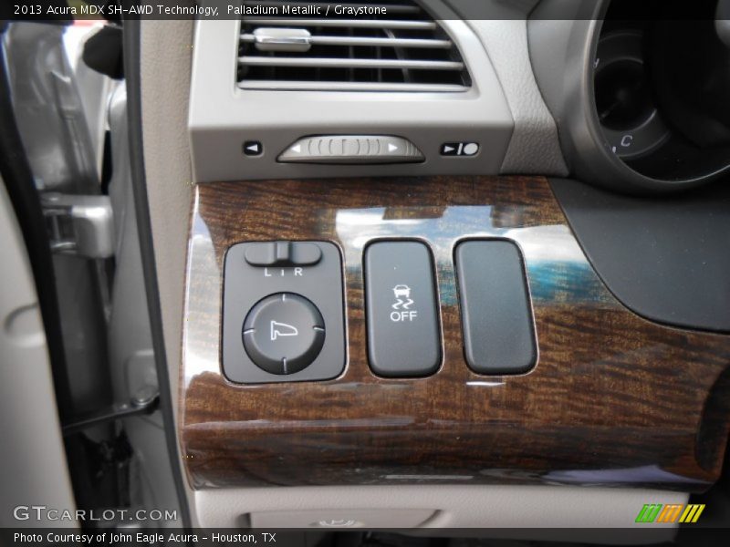 Controls of 2013 MDX SH-AWD Technology