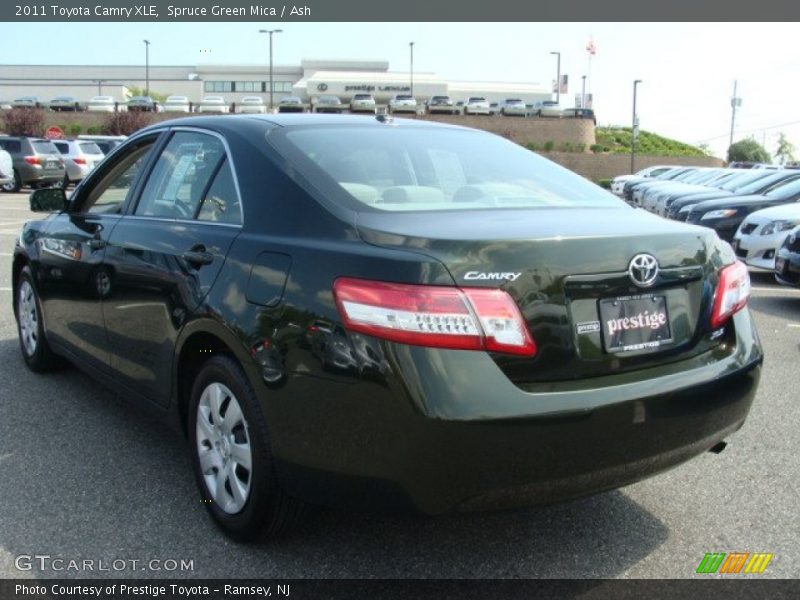 Spruce Green Mica / Ash 2011 Toyota Camry XLE