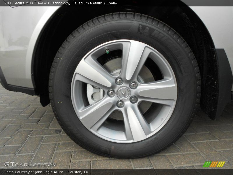 Palladium Metallic / Ebony 2013 Acura MDX SH-AWD Technology