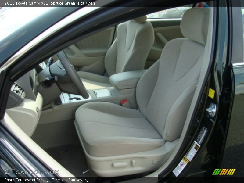 Spruce Green Mica / Ash 2011 Toyota Camry XLE