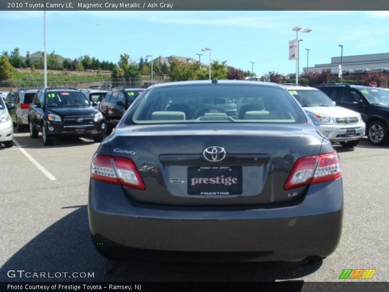 Magnetic Gray Metallic / Ash Gray 2010 Toyota Camry LE