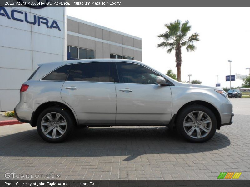 Palladium Metallic / Ebony 2013 Acura MDX SH-AWD Advance