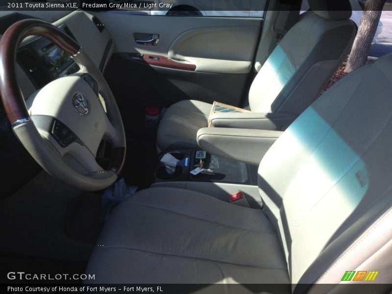 Predawn Gray Mica / Light Gray 2011 Toyota Sienna XLE
