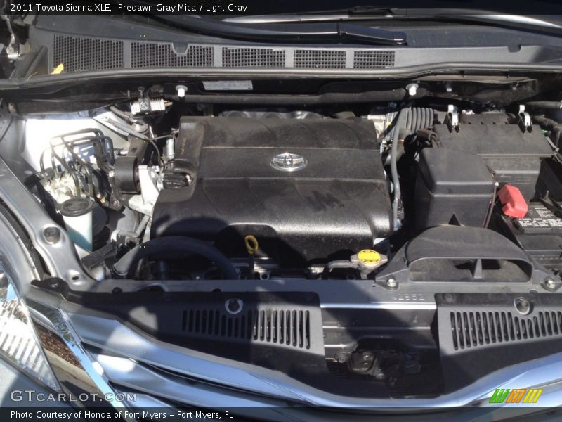 Predawn Gray Mica / Light Gray 2011 Toyota Sienna XLE