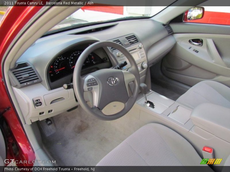 Barcelona Red Metallic / Ash 2011 Toyota Camry LE