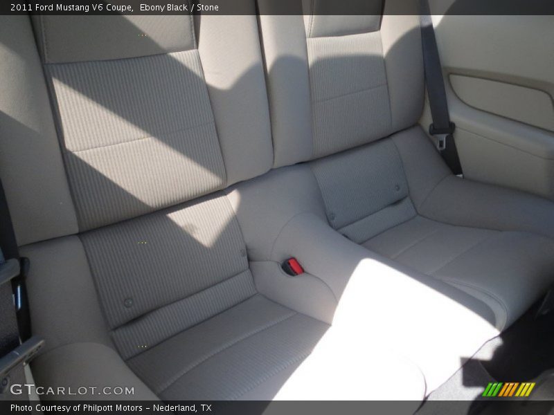 Ebony Black / Stone 2011 Ford Mustang V6 Coupe
