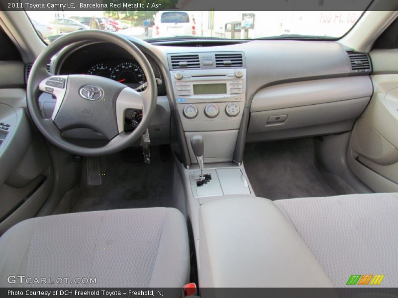 Barcelona Red Metallic / Ash 2011 Toyota Camry LE