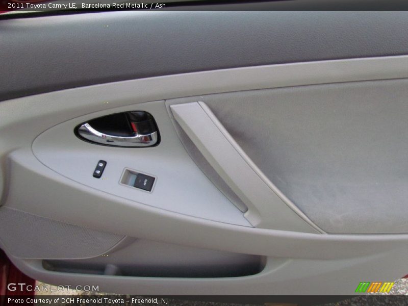 Barcelona Red Metallic / Ash 2011 Toyota Camry LE