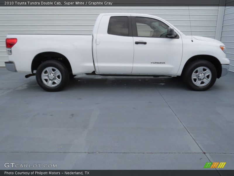 Super White / Graphite Gray 2010 Toyota Tundra Double Cab