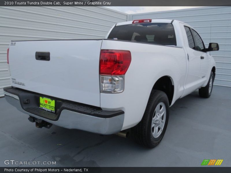 Super White / Graphite Gray 2010 Toyota Tundra Double Cab