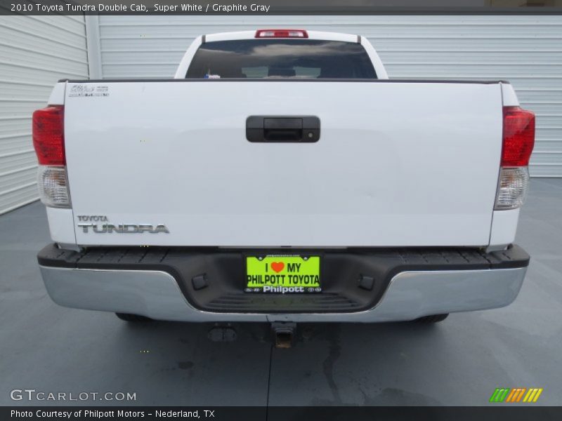 Super White / Graphite Gray 2010 Toyota Tundra Double Cab