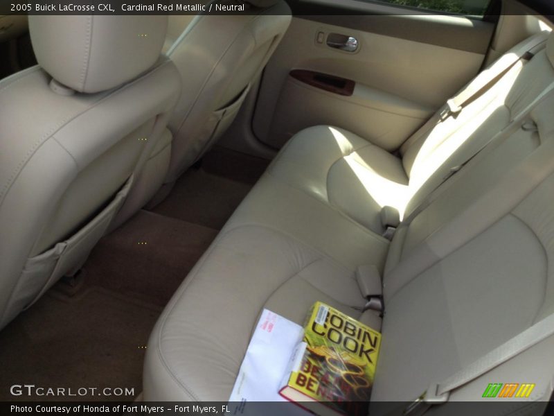 Cardinal Red Metallic / Neutral 2005 Buick LaCrosse CXL