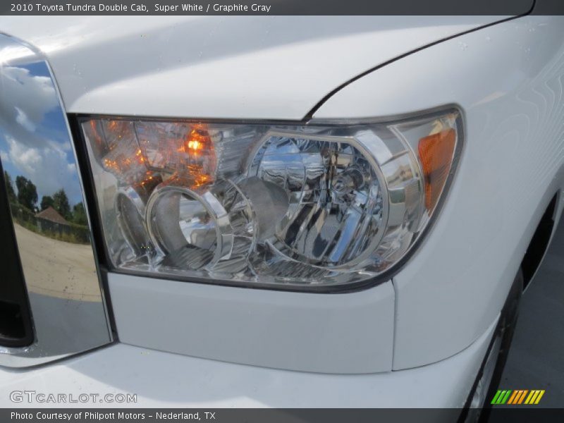 Super White / Graphite Gray 2010 Toyota Tundra Double Cab