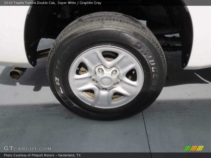 Super White / Graphite Gray 2010 Toyota Tundra Double Cab