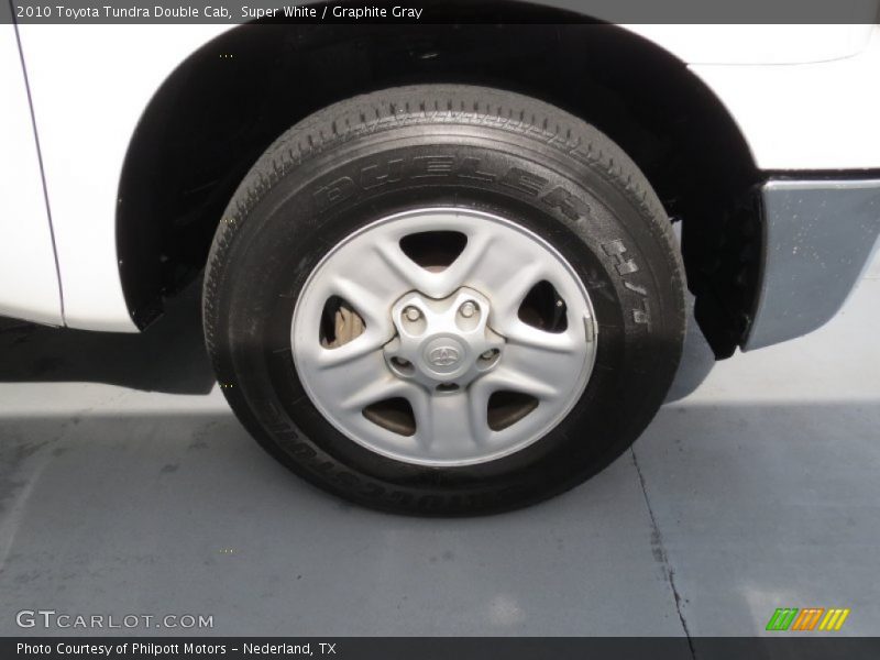 Super White / Graphite Gray 2010 Toyota Tundra Double Cab
