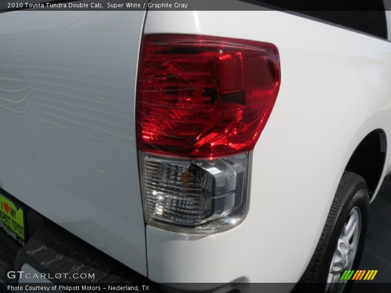 Super White / Graphite Gray 2010 Toyota Tundra Double Cab