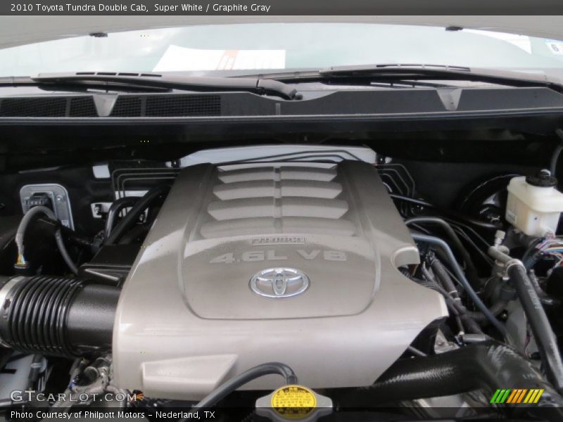 Super White / Graphite Gray 2010 Toyota Tundra Double Cab