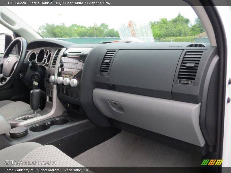 Super White / Graphite Gray 2010 Toyota Tundra Double Cab